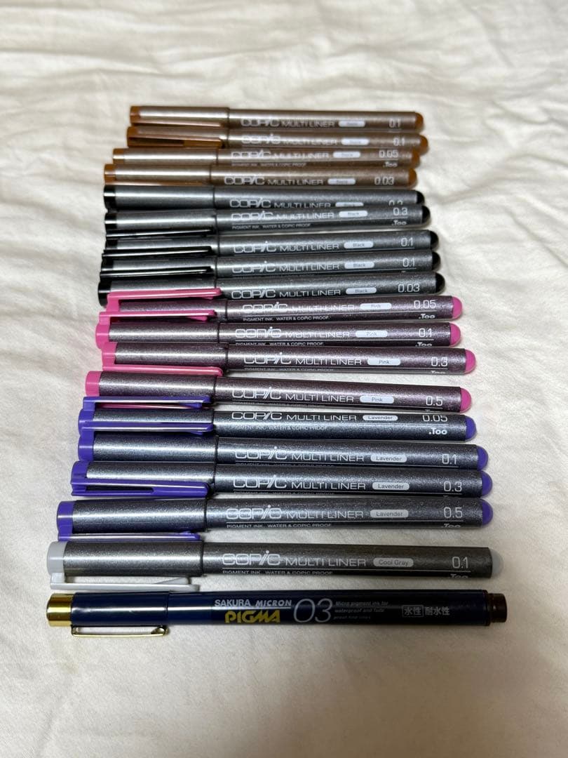 コピックスケッチ　全色セット　コピックマルチライナー