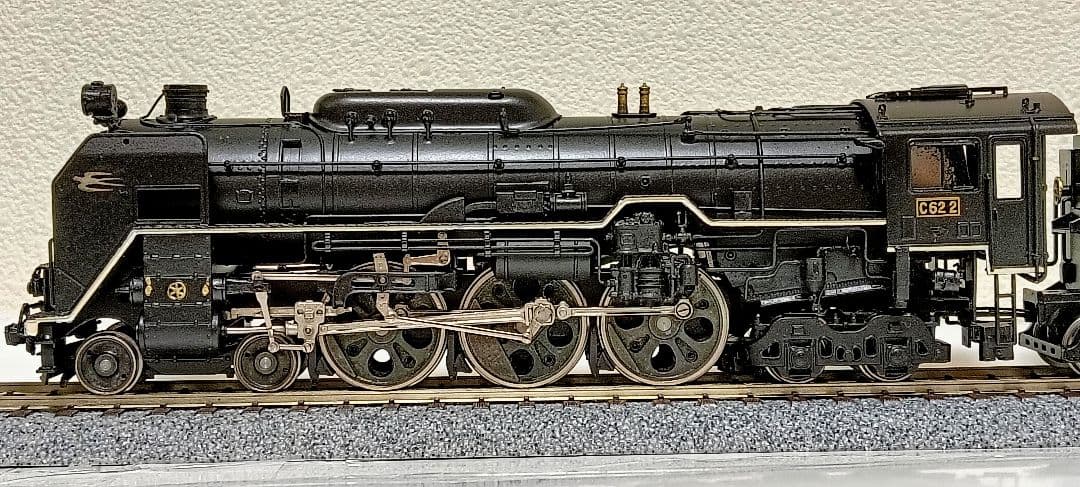 HOゲージ 天賞堂 Ｃ622号機蒸気機関車、No;491、メンテナンス済