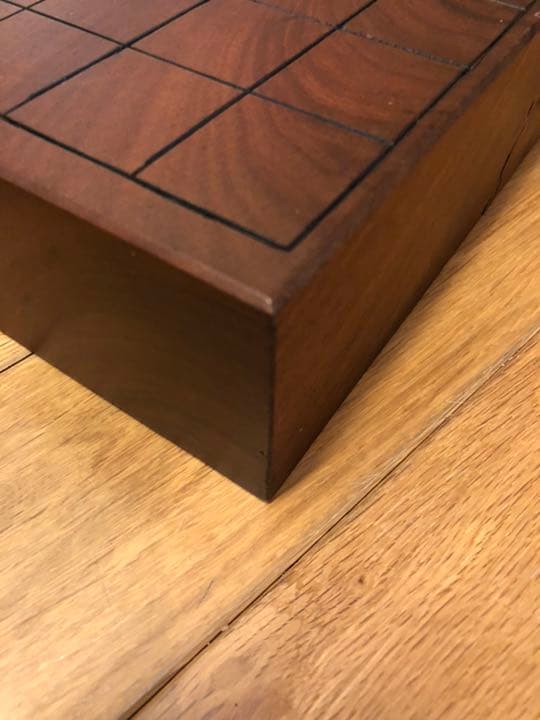 【手作り/中古】将棋盤 ブビンガ材 一枚板 貴重材