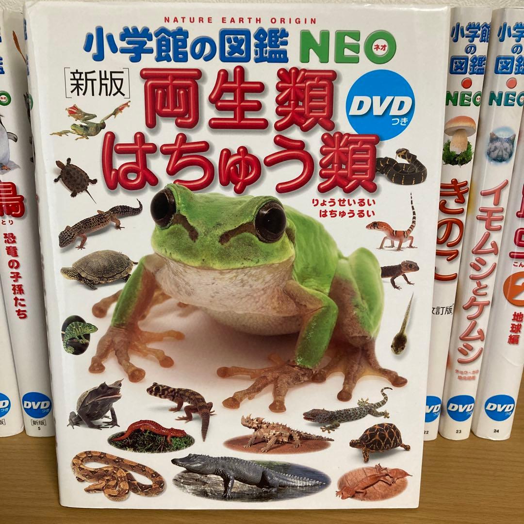 小学館の図鑑NEO 全14巻 DVD付き
