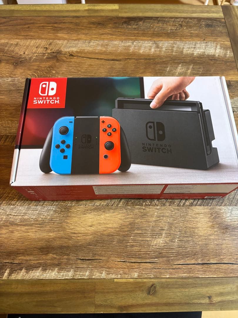 Nintendo Switch 本体 ネオンレッド/ネオンブルー　箱付き