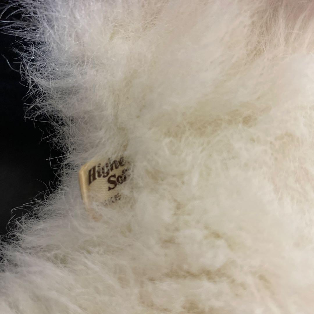 激レアサイズ！オオイケ　白いペルシャネコ ぬいぐるみ 希少　昭和レトロ m7