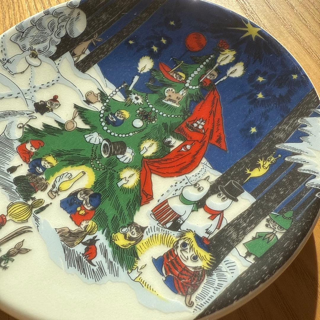 アラビア　ムーミン　ウォールプレート　クリスマス