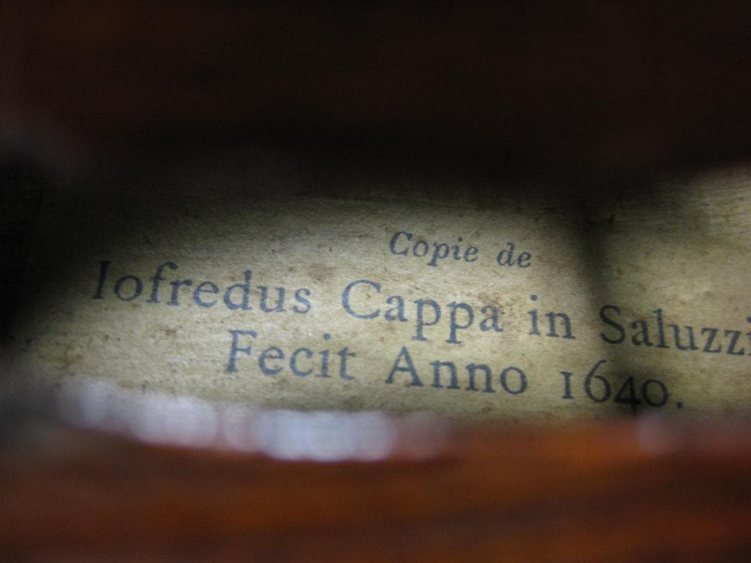 【モダンフレンチ7/8】 JTL工房 G.Cappa ca.1890 バイオリン