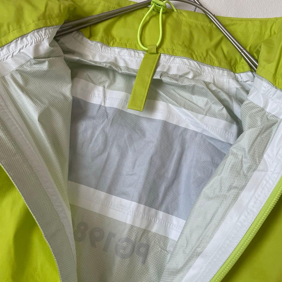 未使用　タグ付　パーリーゲイツ　ゴルフ　レインウェア イエロー 収納袋付