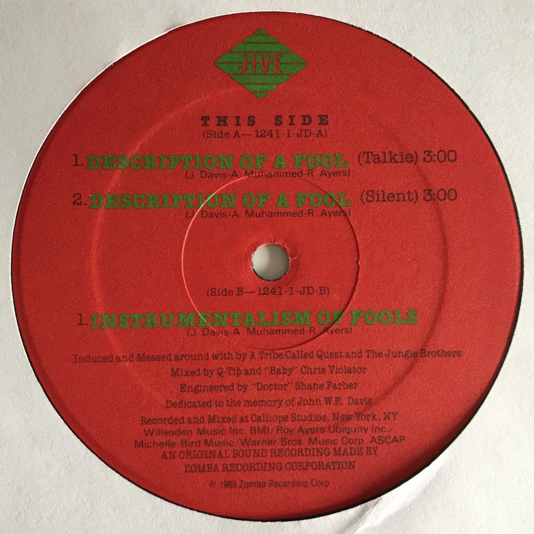 A.T.C.Q. - Description Of A Fool 激レアサイン