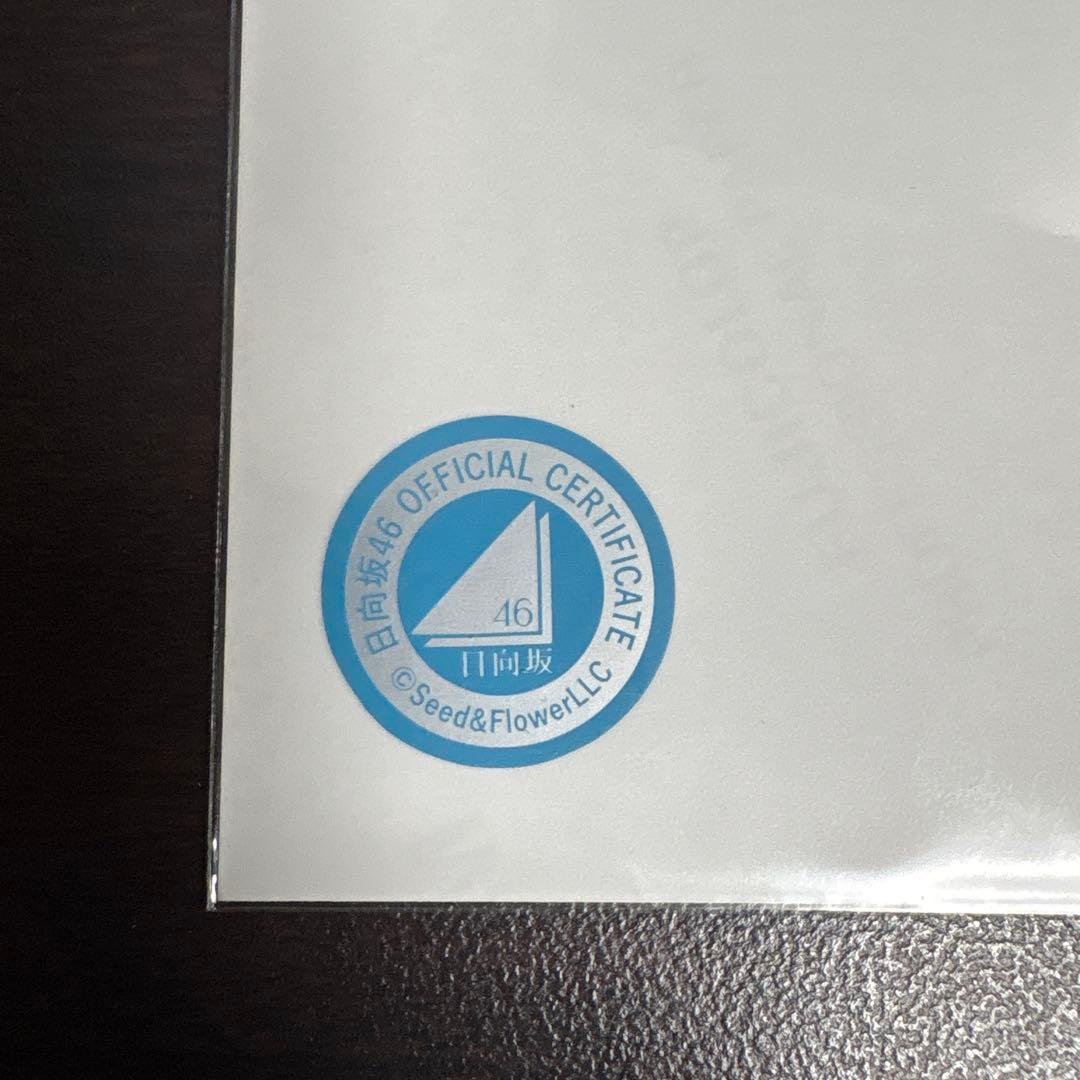 山下葉留花 日向坂46 ハピマジ サンタ 生写真 直筆サイン ヨリ