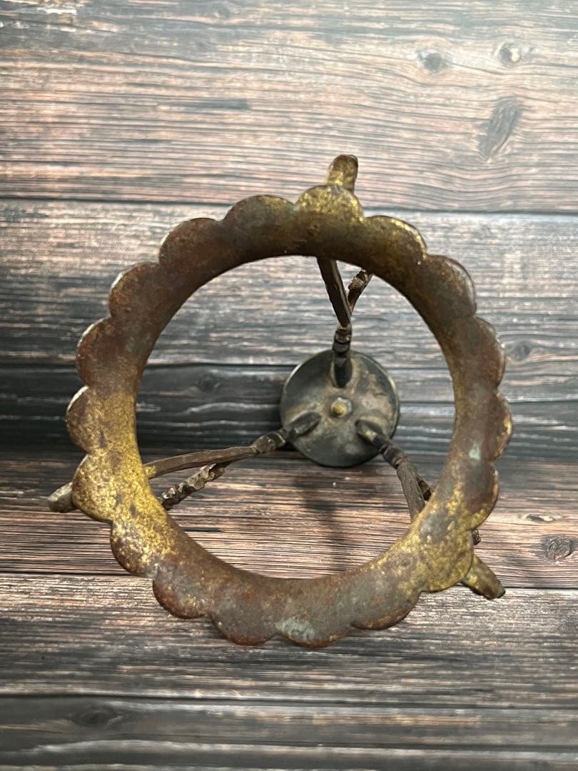 フランス製アンティーク　キャンドル　スタンド　蝋燭立て