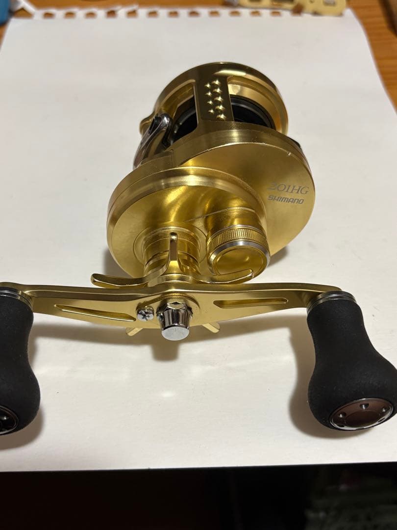 シマノ　オシアコンクエスト 201HG 純正ダブルハンドル付き