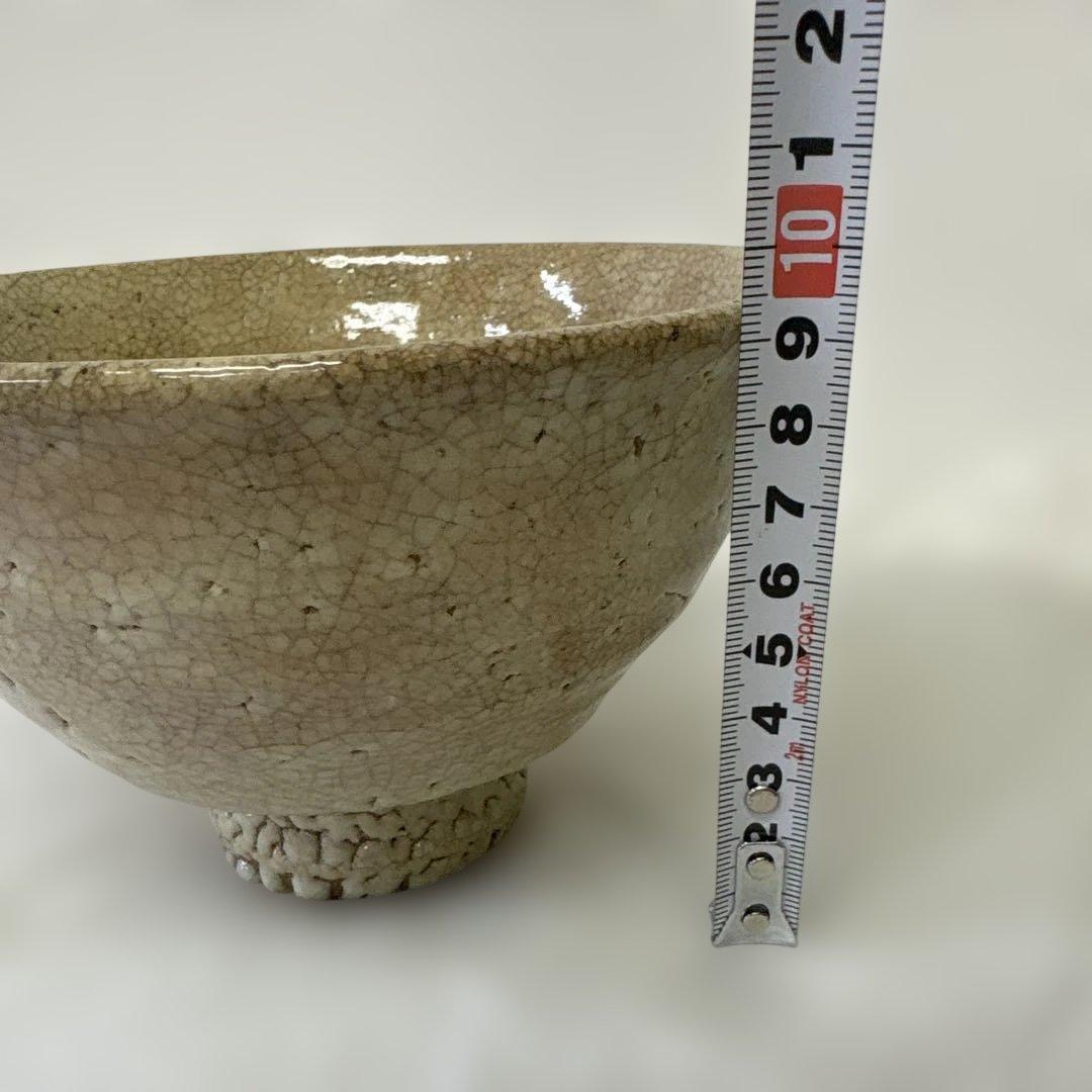 韓国人間国宝　李朝七代白山　金正玉作　嶺南窯　茶碗　共箱