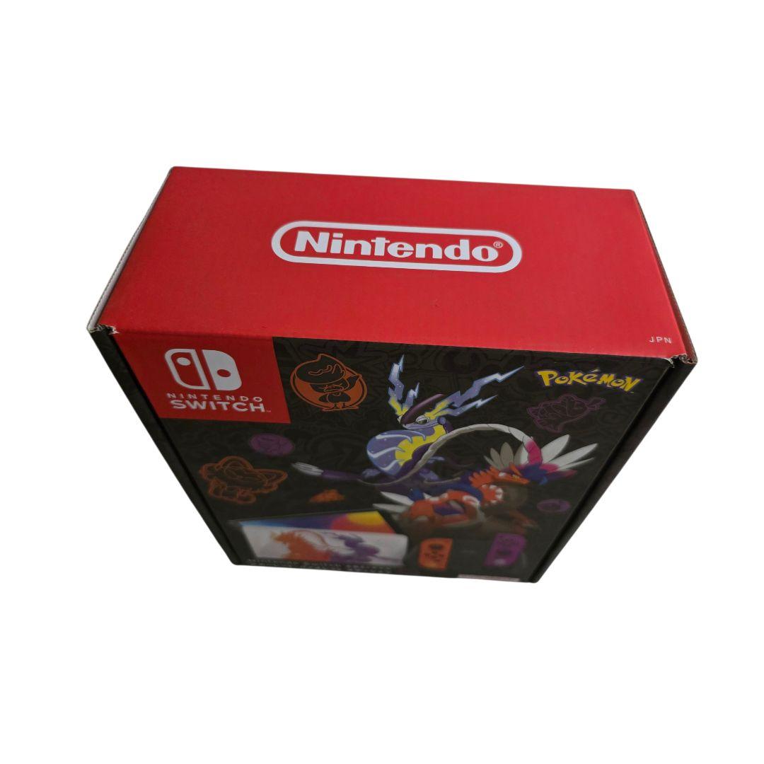 極美品 NintendoSwitch本体 有機ELモデル スカバイ スカーレット