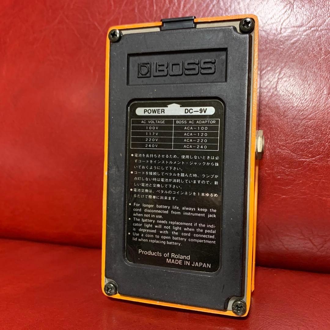 ★銀ネジ スケルトンスイッチ★ 極美品 1979年 日本製 BOSS DS-1