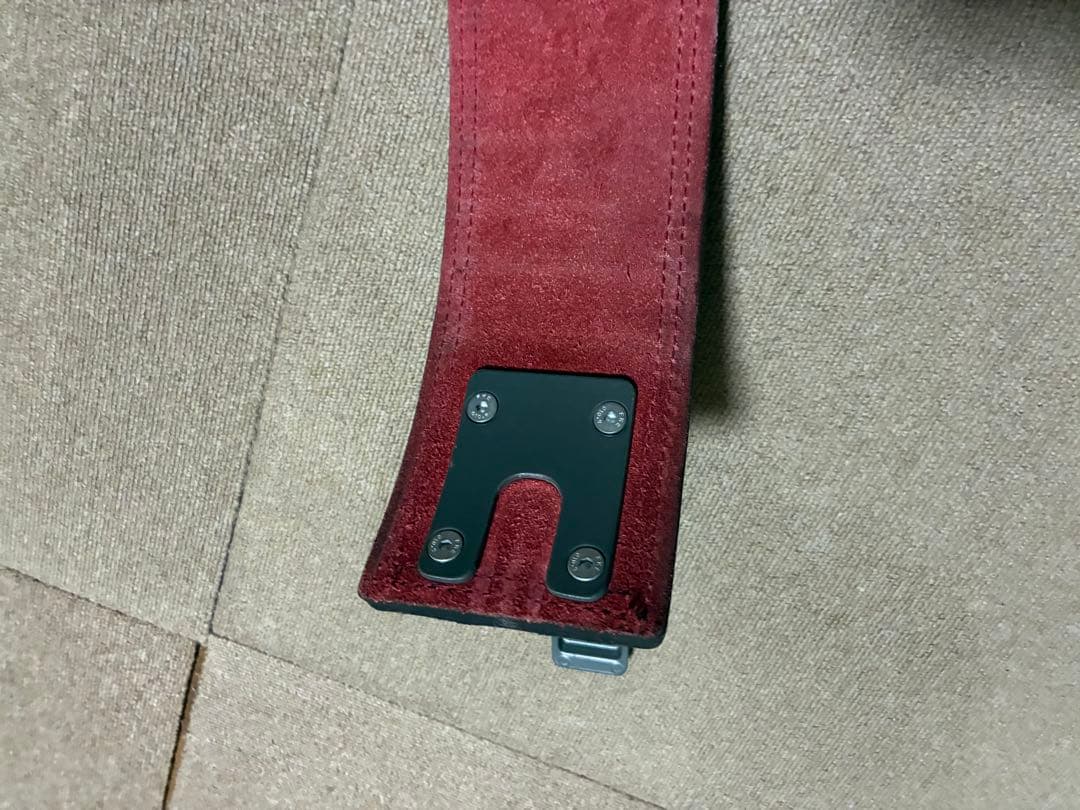 SBD トレーニング・パワーベルト 黒/赤 13mm