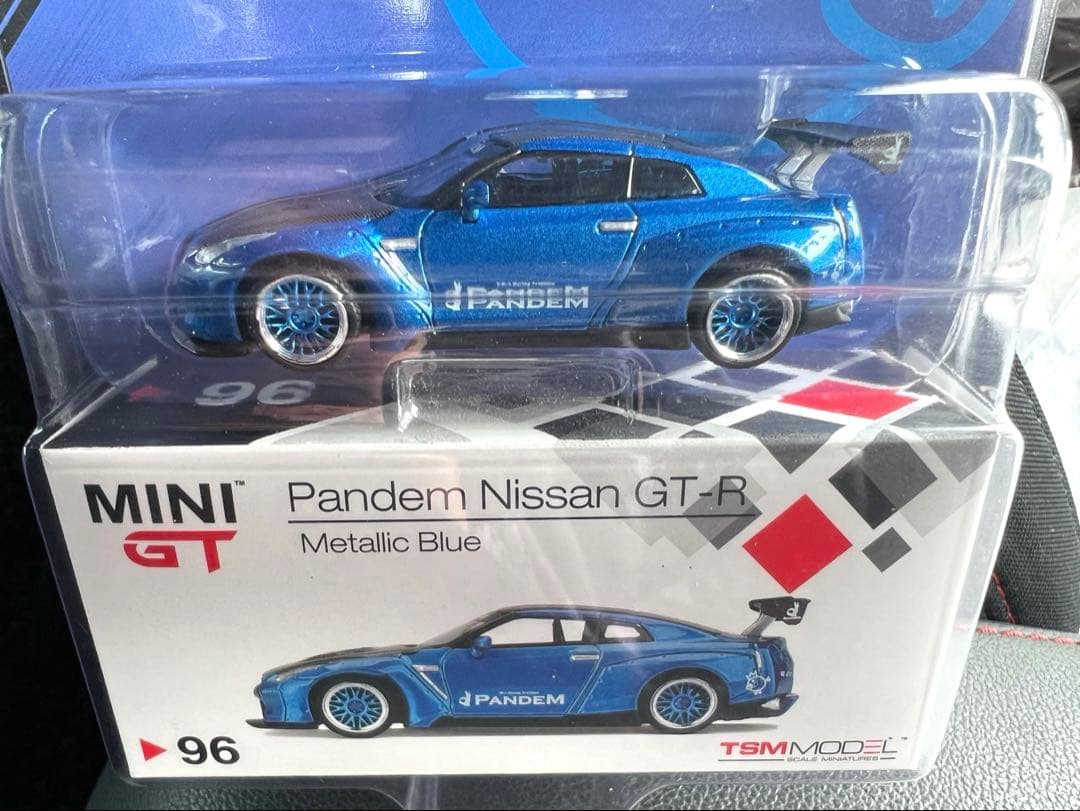 ミニカー MINIGT PANDEM Nissan GT-R llic Blue