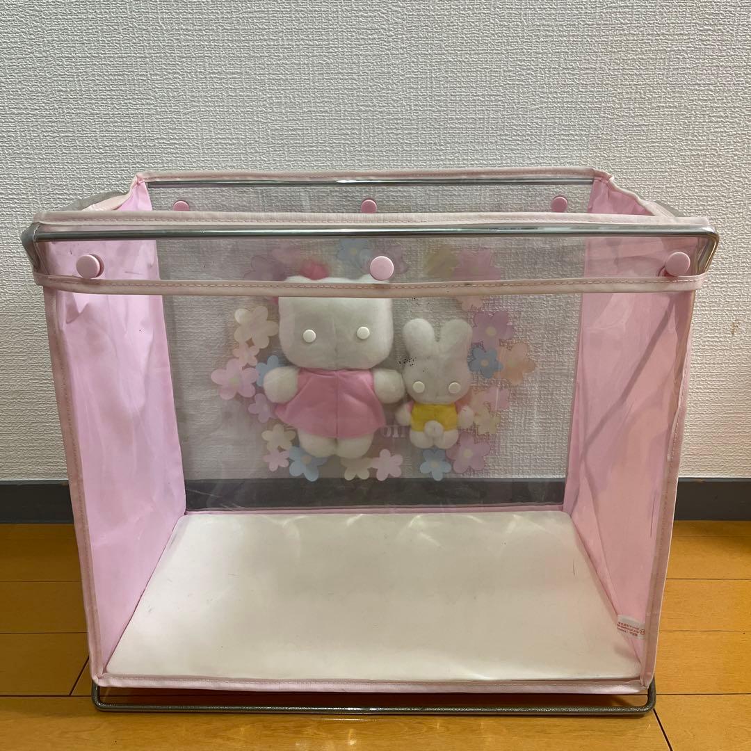 サンリオ レトロ 当時物 キティ キャシー クリア ぬいぐるみ入り収納ケース