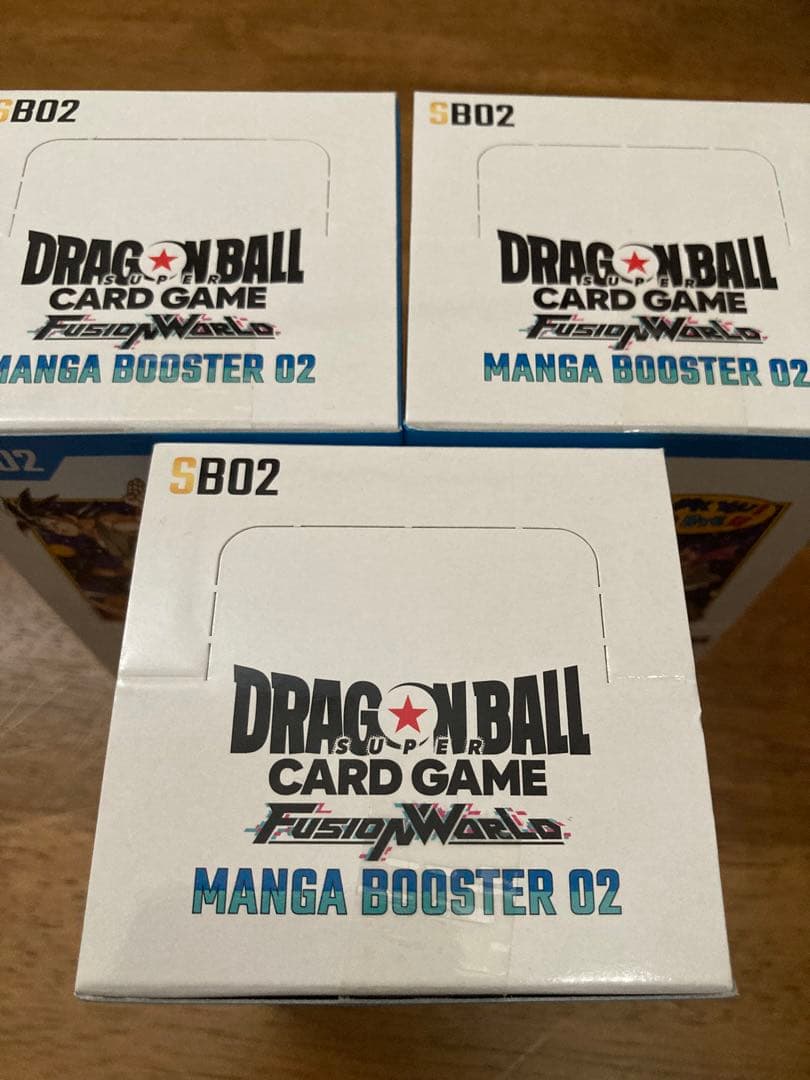 フュージョンワールド　MANGA BOOSTER02テープ付き新品未開封3BOX