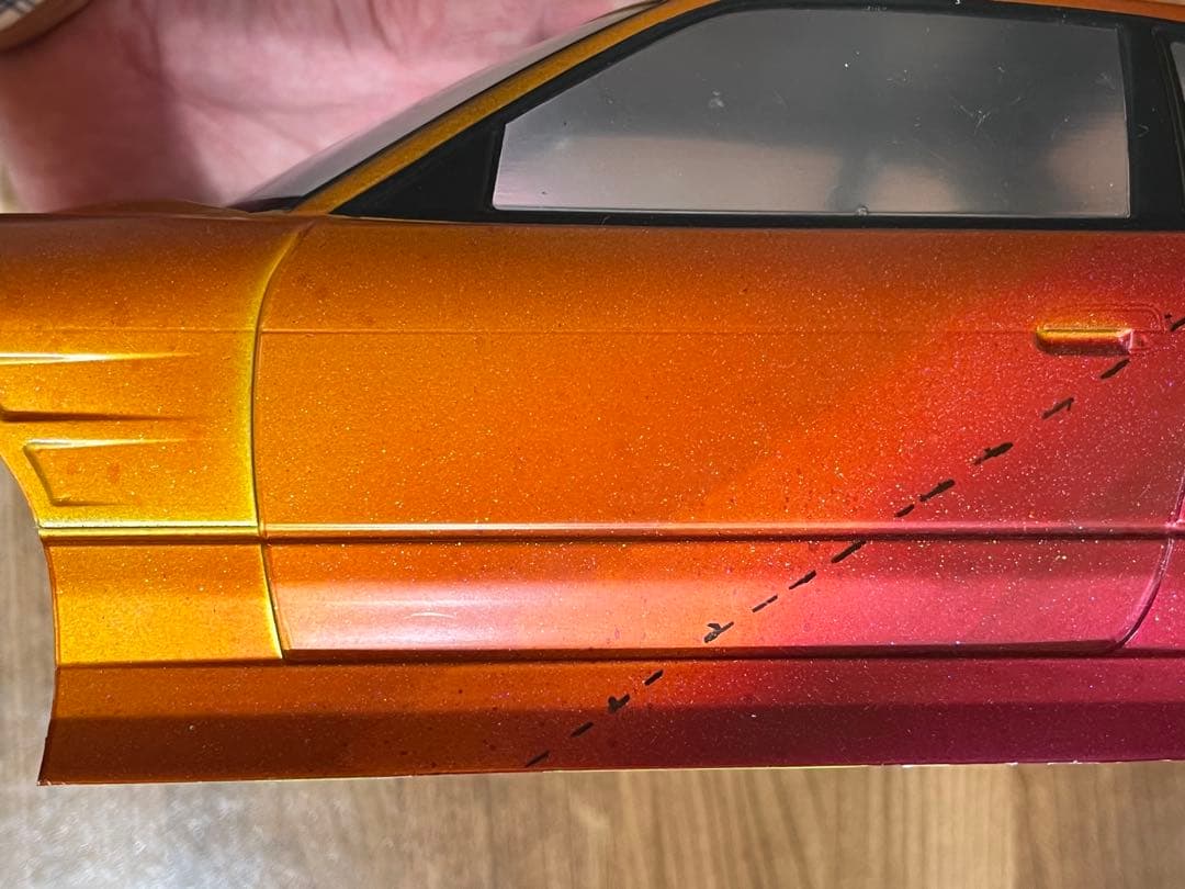 アディクション NISSAN S13シルビア D-MAX ボディーのみ　ラジコン