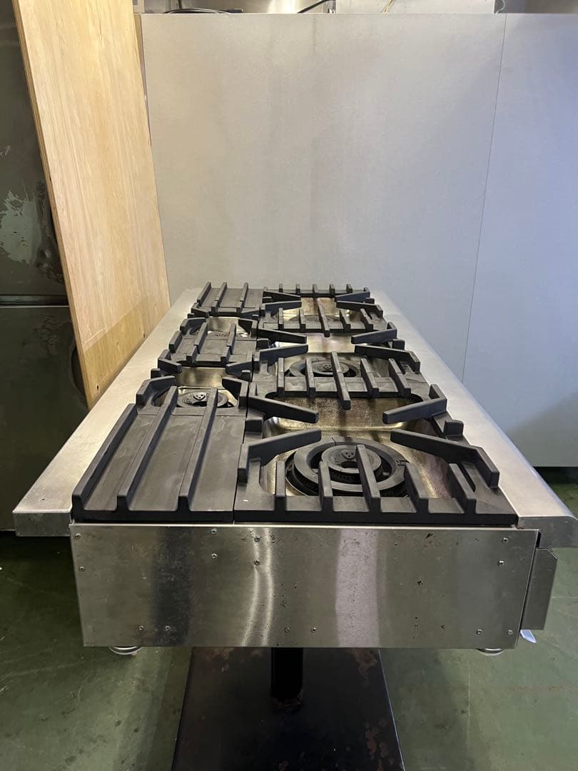 2018年 マルゼン卓上5口ガスコンロ 1200x600x200 都市ガス