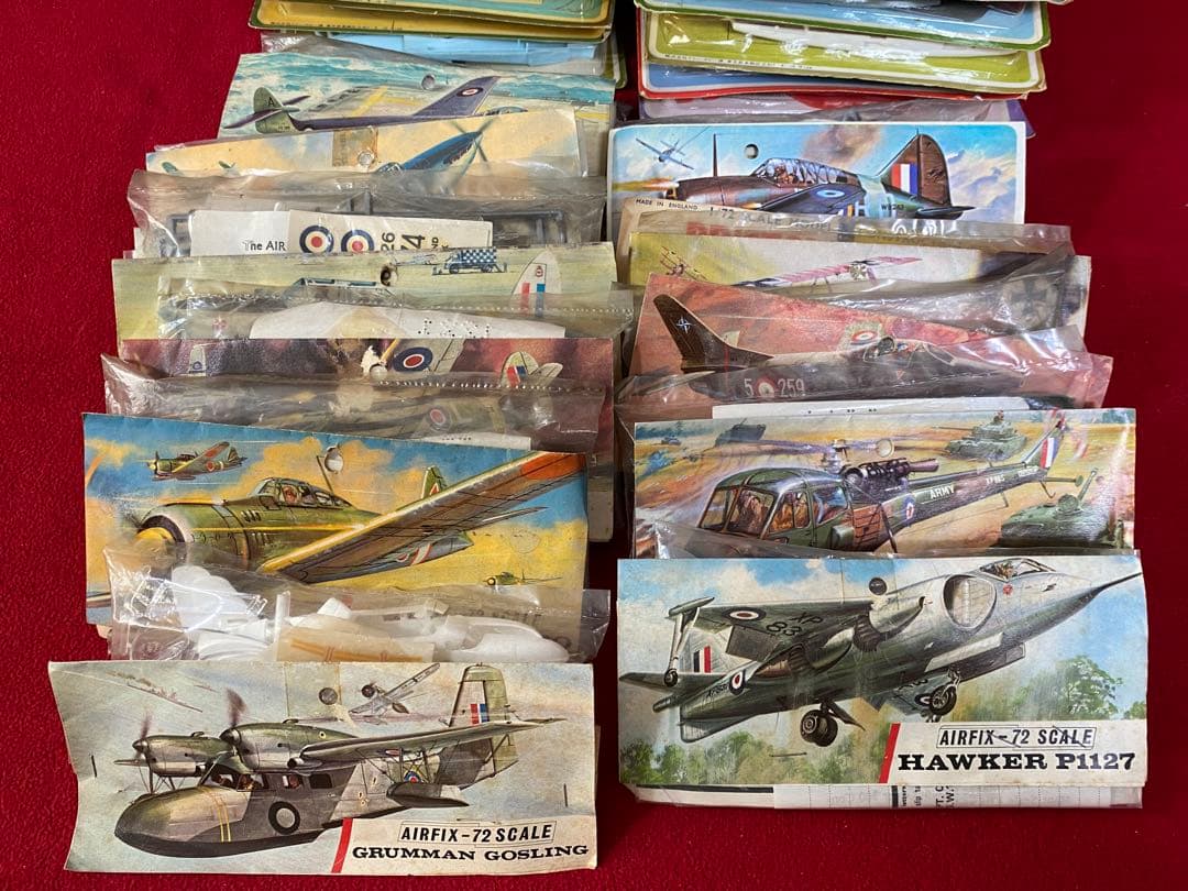 エアフィクス1/72 ホーカーP1127 他、全30個セット