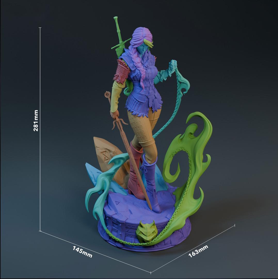 1/8　未塗装 未組立　フィギュア　ガレージキット 【 シリ ウィッチャー 】