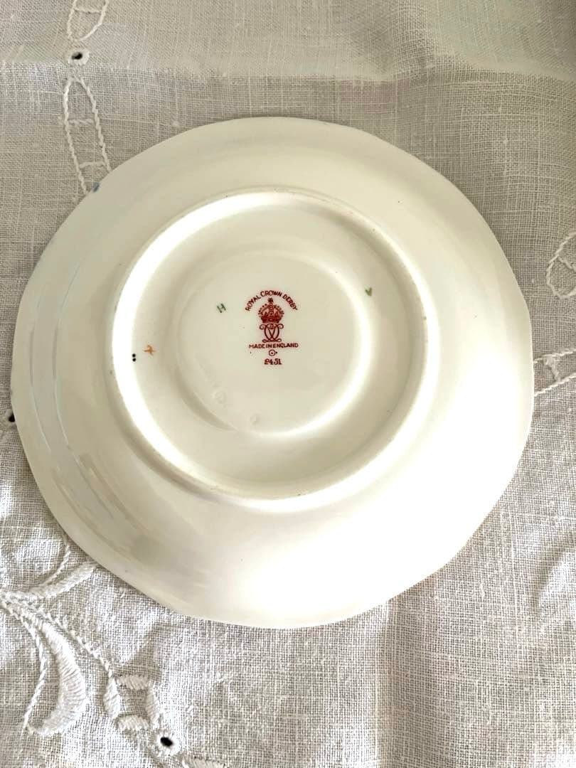 ロイヤルクラウンダービーオールド伊万里アンティークトリオ