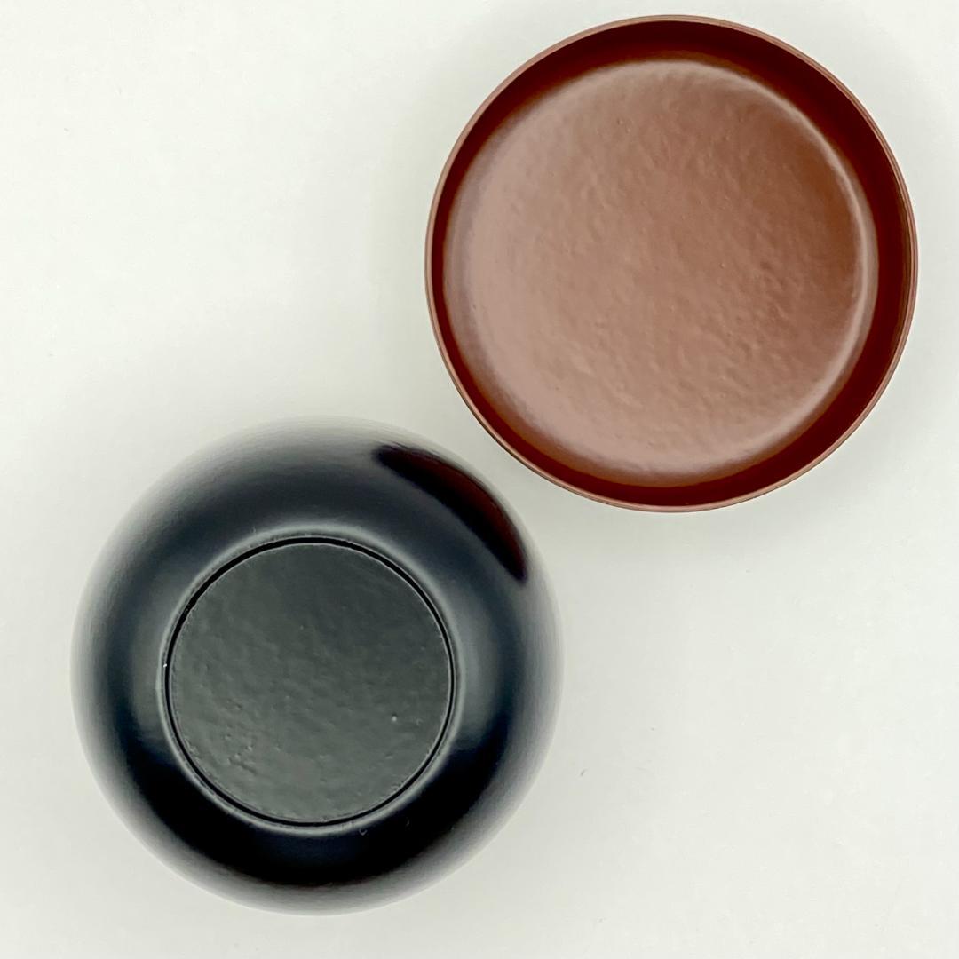 大棗 一閑塗 壺々　道場宗廣　共箱入　茶道具　薄茶器　漆芸　漆器　伝統工芸品