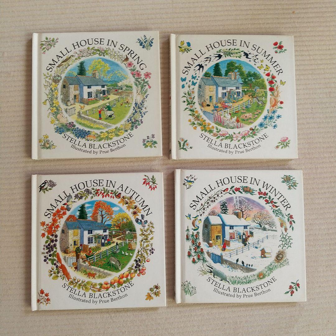 英国絵本　小さな家　春夏秋冬 prue berthon