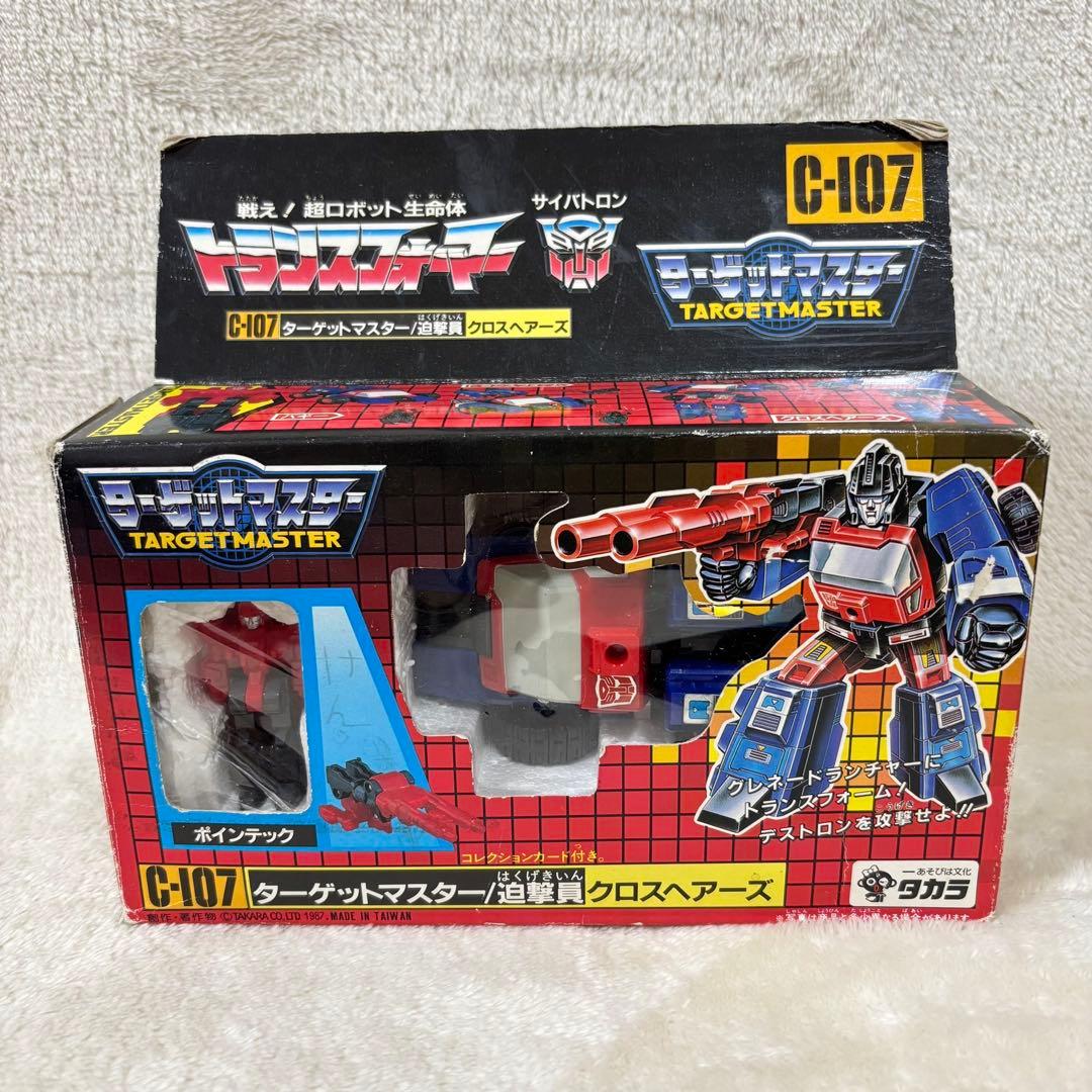 【希少品】旧タカラ トランスフォーマー C-107 クロスヘアーズ 80s