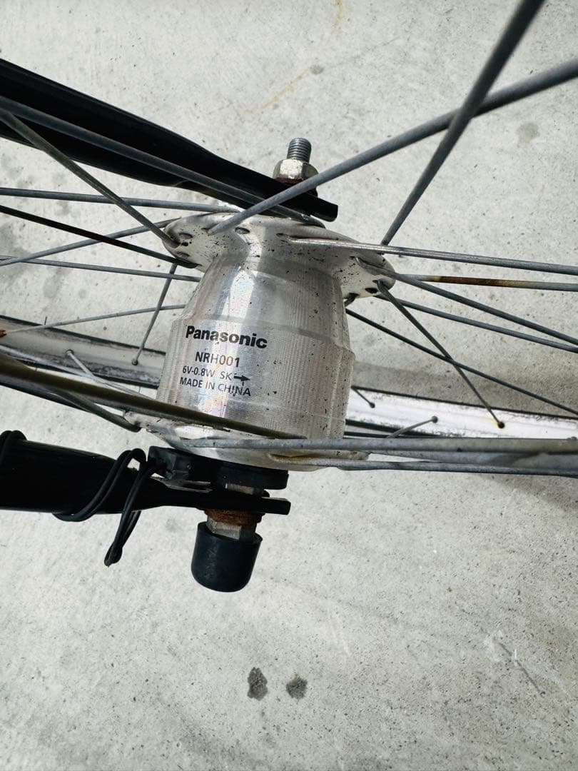 福岡発　COLORS ブラック 自転車 外装6段 軽量 通学 通勤 家庭用