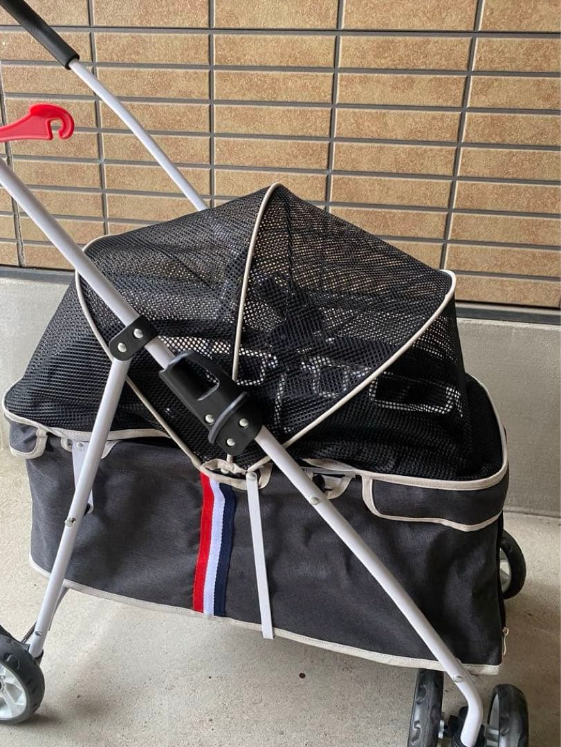 【最終値下げ】Pettom ペットカート 犬用ベビーカー カート バギー猫犬兼用