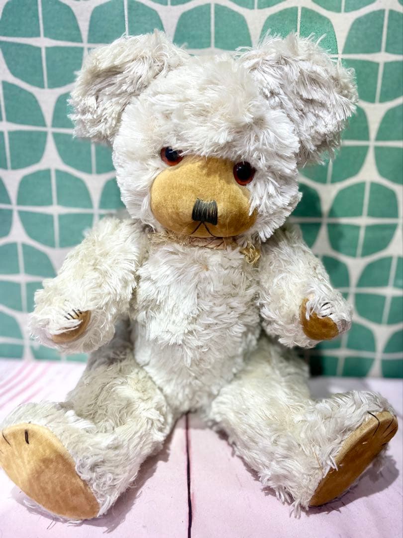 昭和初期 レトロ 希少 日本製 テディベア ʕ•ᴥ•ʔ