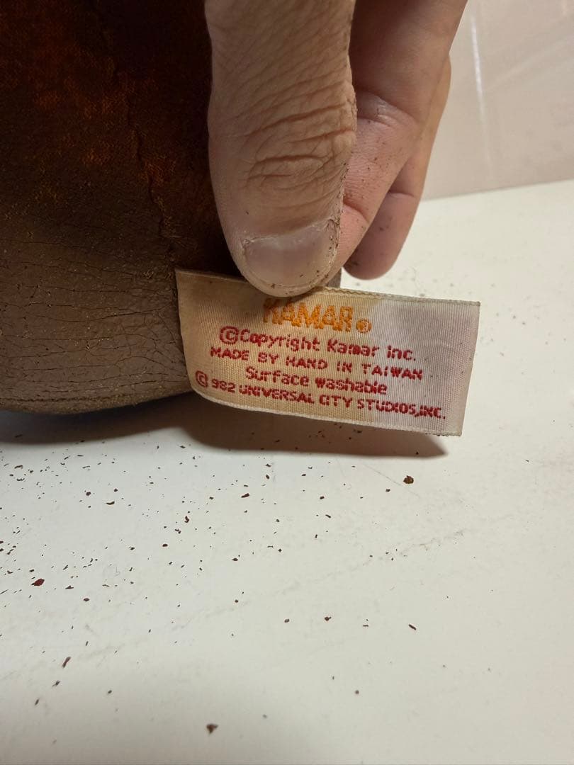 1982 E.T. 当時物 KAMAR社 公式ぬいぐるみ タグ付き ビンテージ