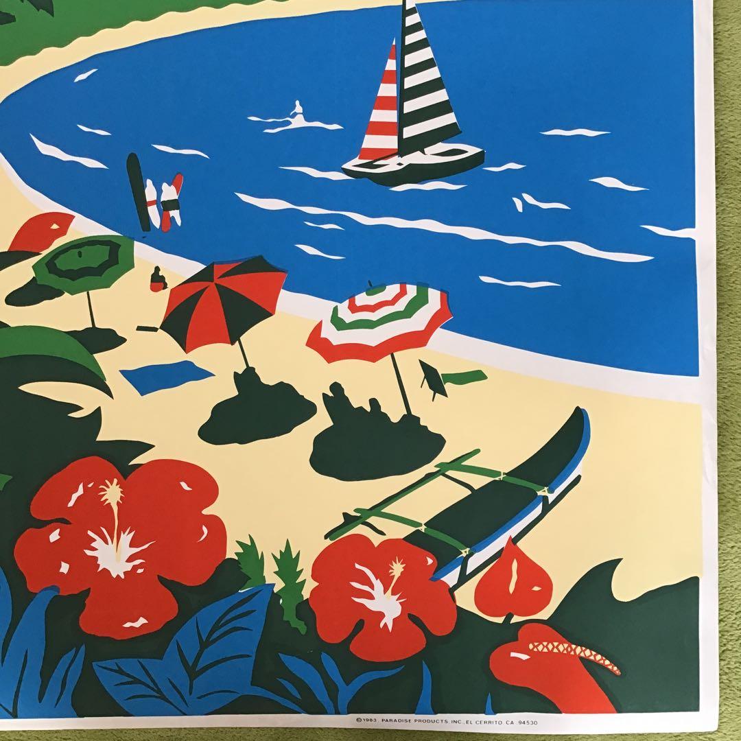 ビンテージ ハワイアン ポスター シルクスクリーン 2枚セット Hawaii