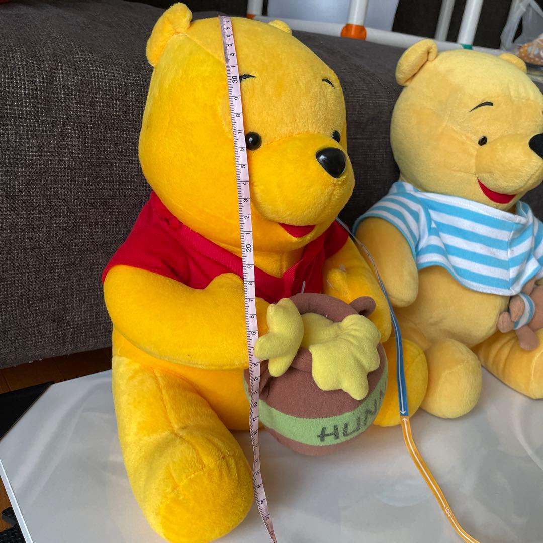 巨大プーさん ＋　プーさん11体　ぬいぐるみ