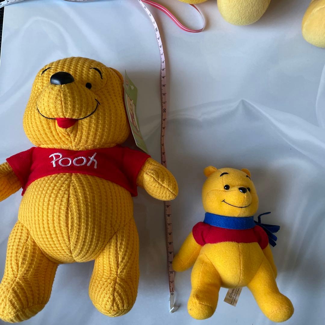 巨大プーさん ＋　プーさん11体　ぬいぐるみ