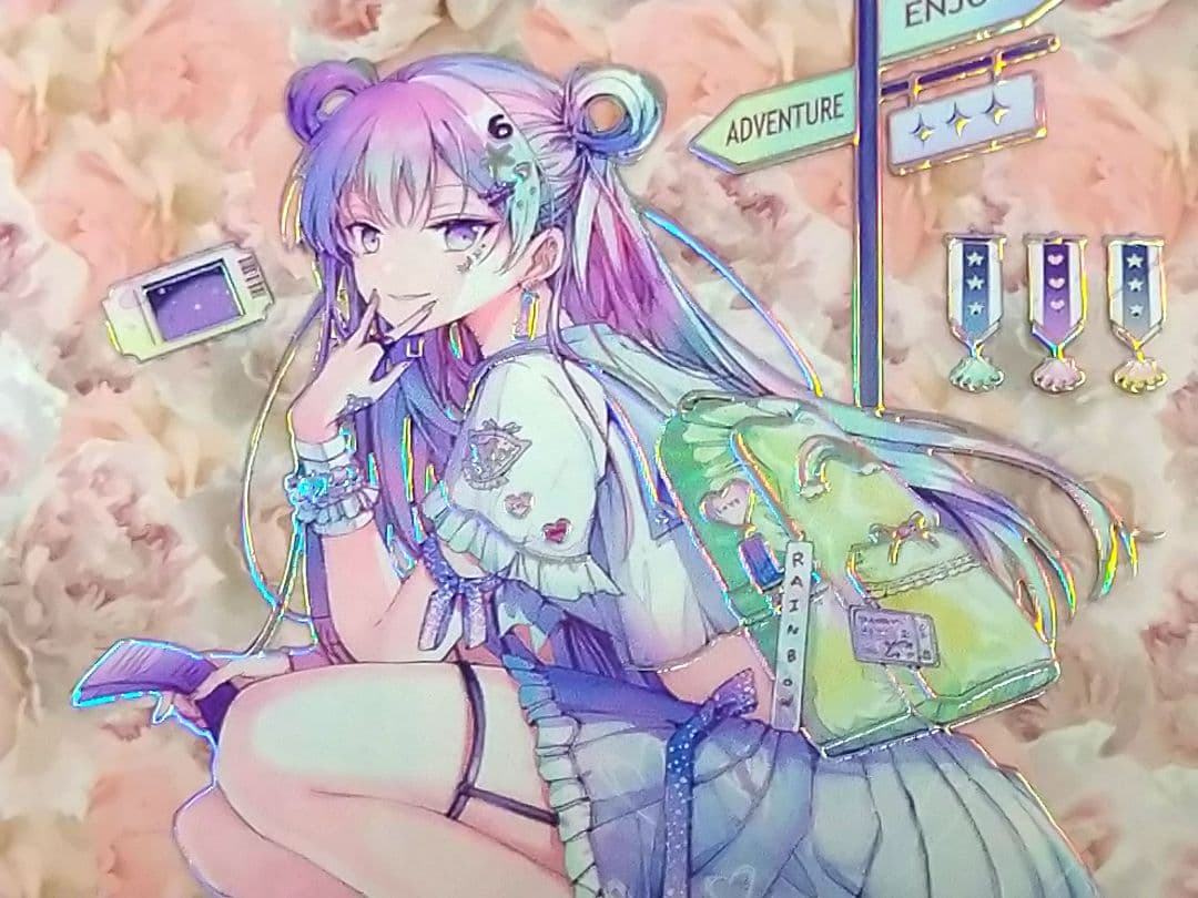 のこり２✩再販✩J481＃仲夏之梦(镭射银)浮光文创切り売り海外人物マステ女の子