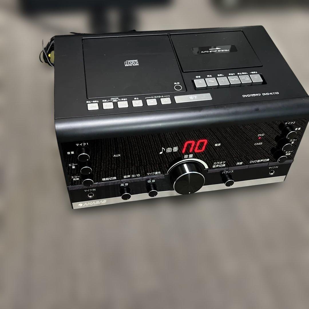 ANABAS アナバス DVD-K110 マイク付 カラオケセット