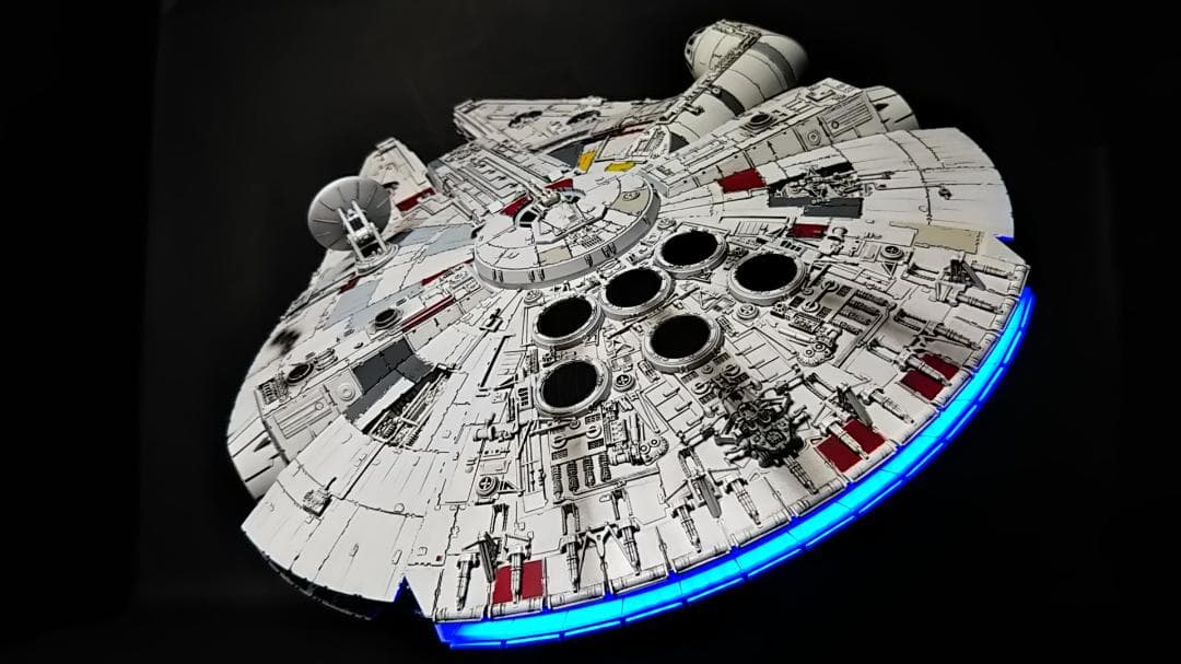 フル電飾改修 ミレニアムファルコン 1/144 塗装　 完成品 12V
