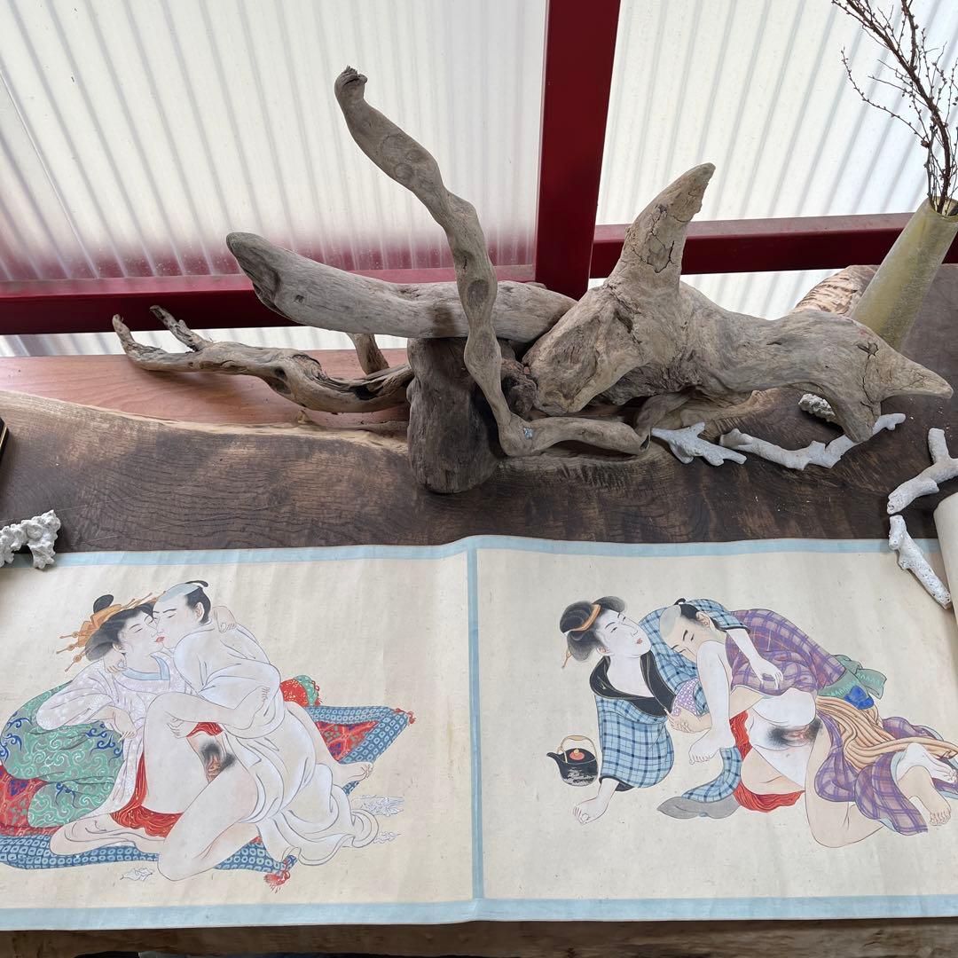 骨董／古美術／春画／巻物／春乃競／希少