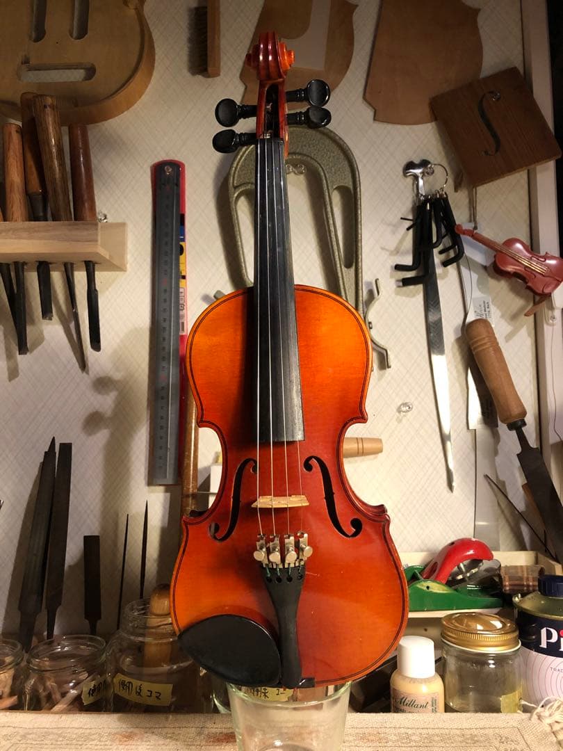 【駒&魂柱調整済】Suzuki分数バイオリンNo220 1/10 1983