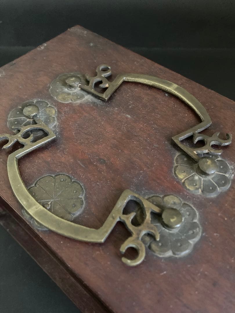 麻雀牌　背竹牌　唐木箱　骨董品　アンティーク