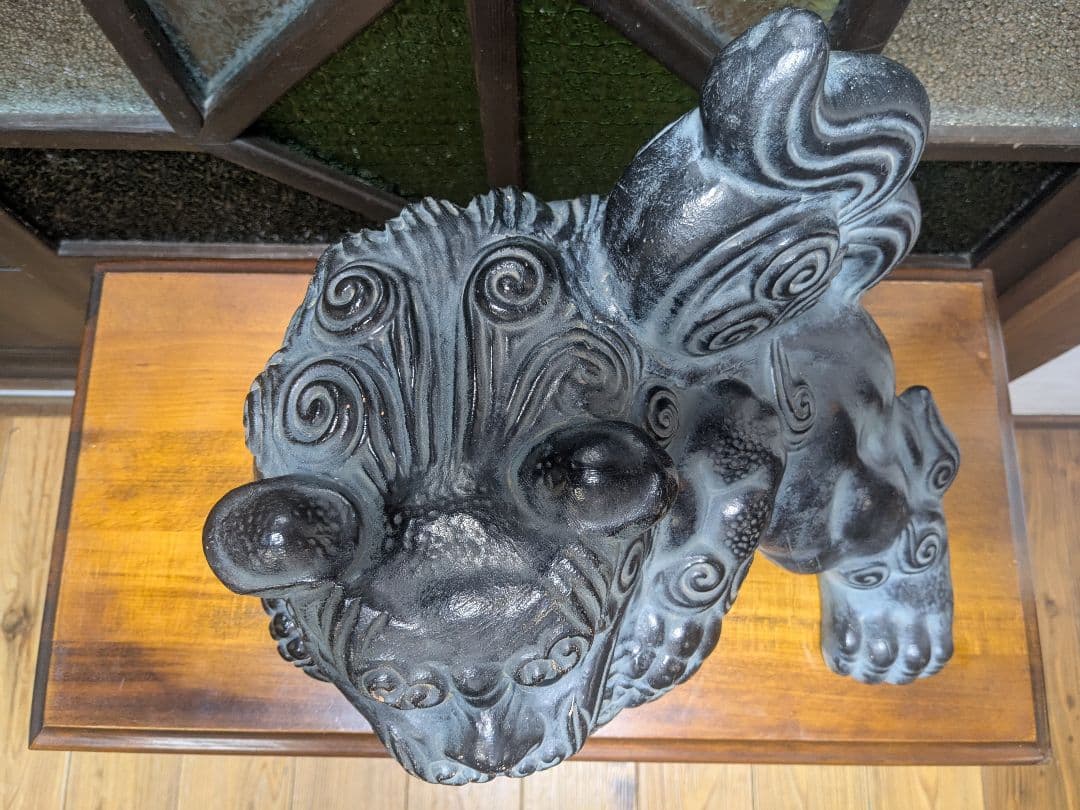 骨董品 オブジェ シーサー 置物 時代物 アンティーク