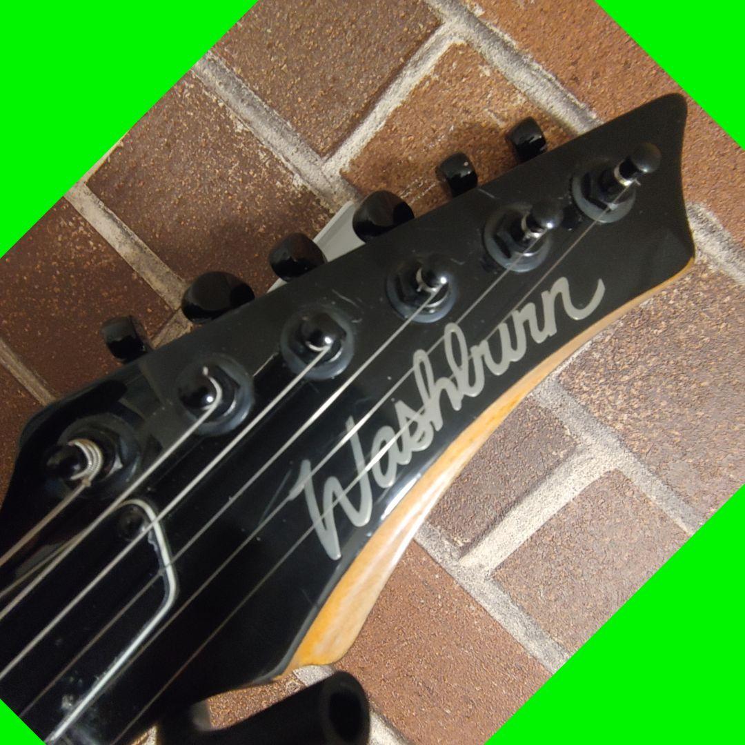 ち*た様 Washburn エレキギター ケース、アーム付き