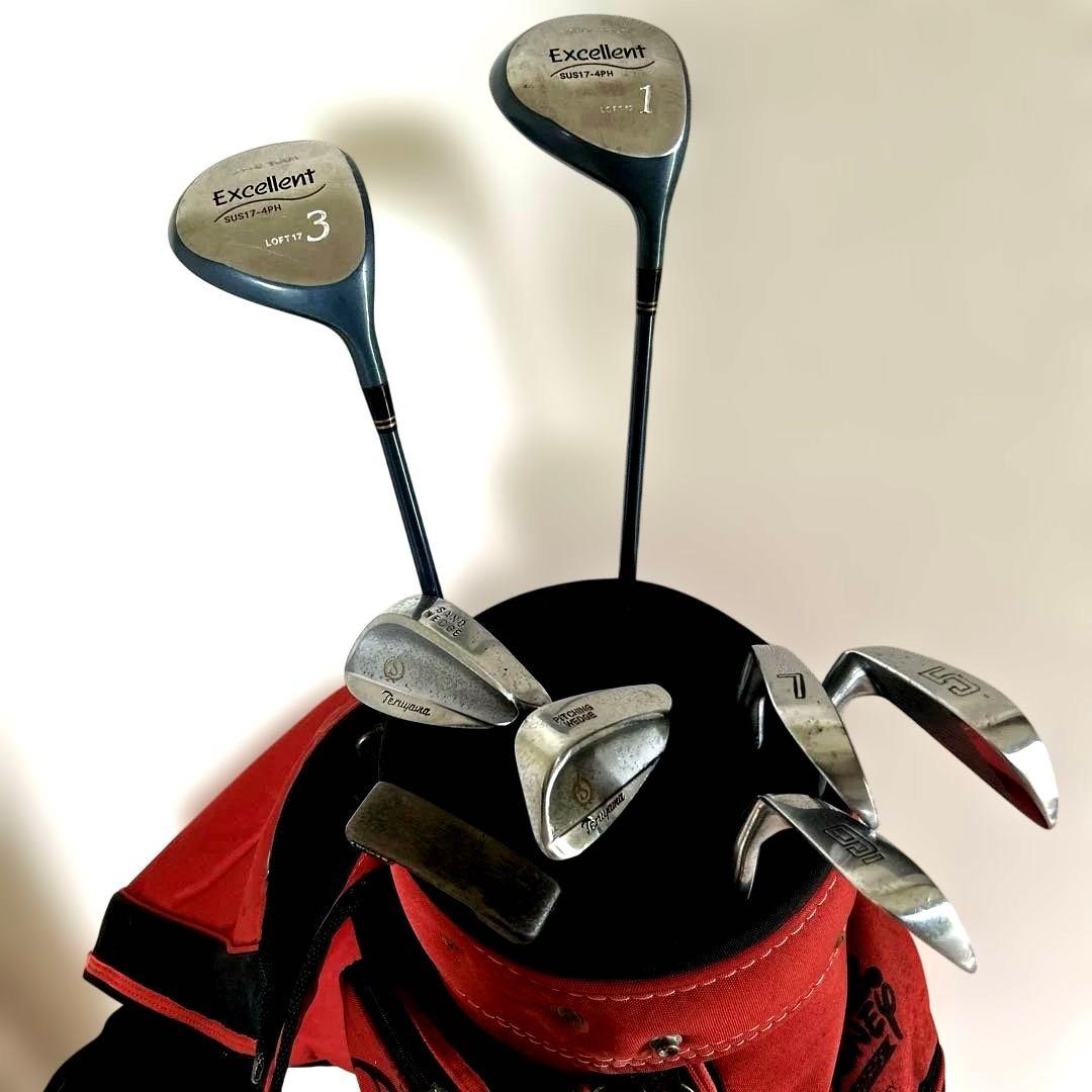 メンズ初心者★ゴルフクラブセット★8本　ミッキーマウス