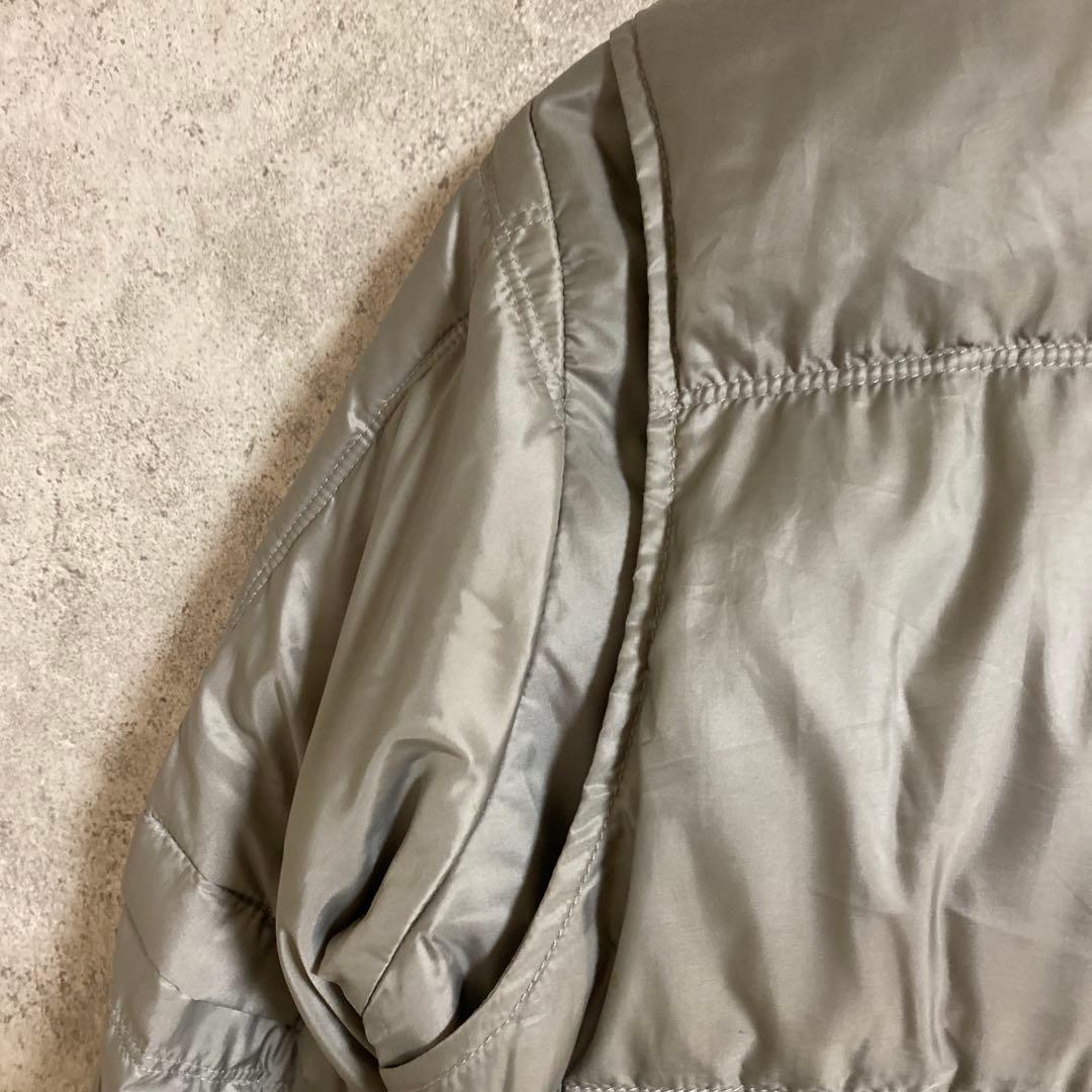 キャロウェィ レッドレーベル メンズ2way ダウンジャケット Lグレーゴールド