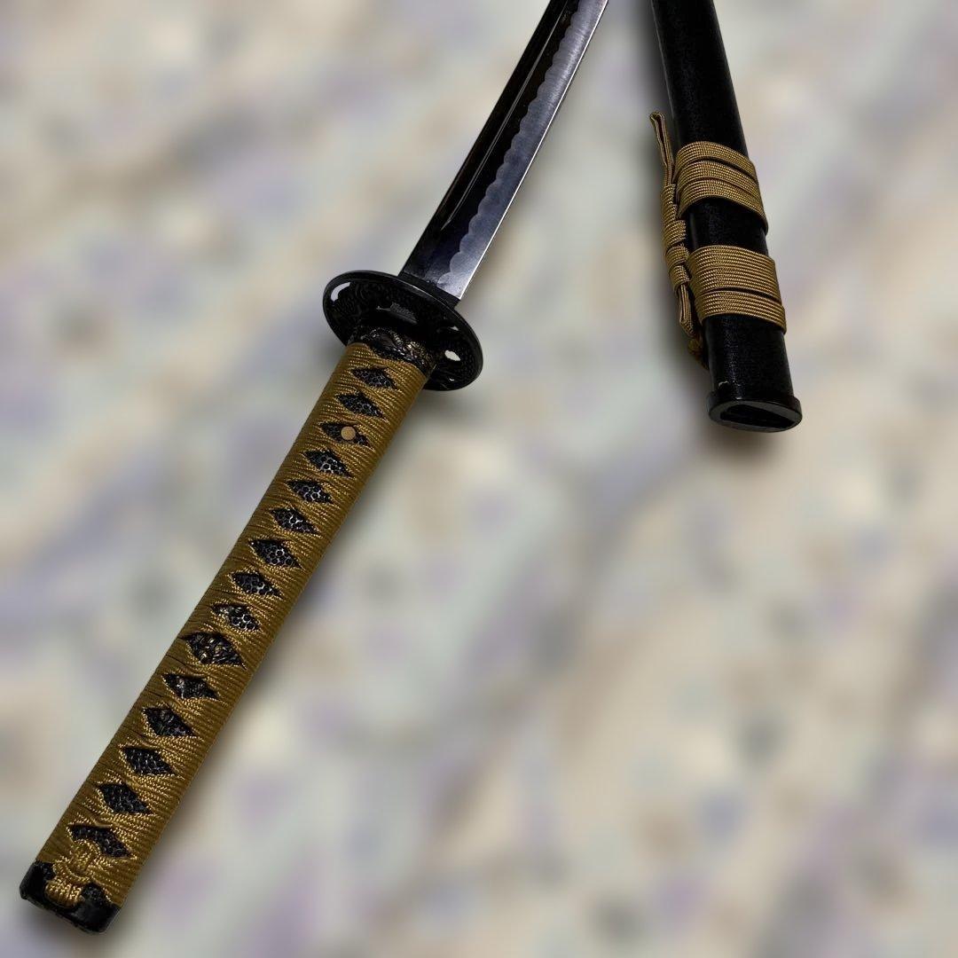 高級模造刀 近藤勇拵え 長曽根虎徹 金茶柄