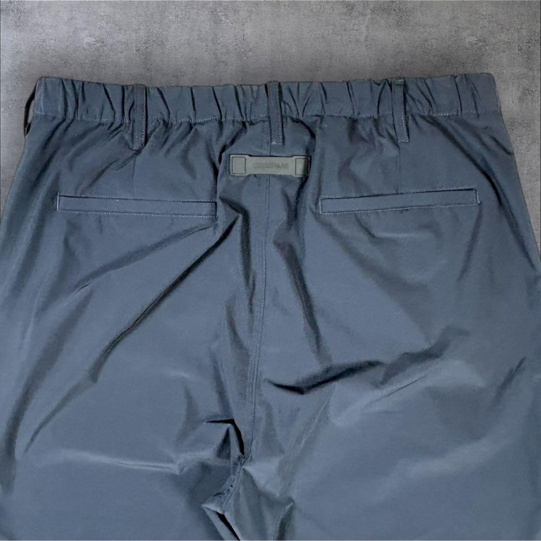 美品 BRIEFING ブリーフィング ストレッチ イージーパンツ ネイビー L