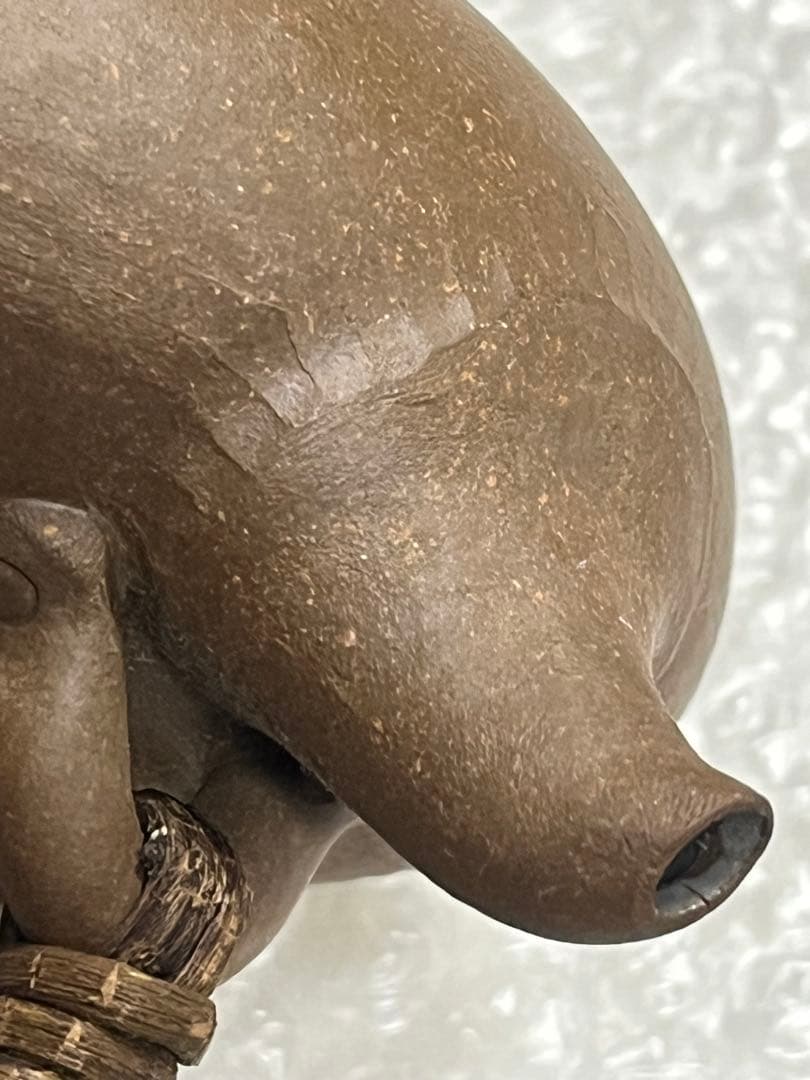 急須　朱泥　天竜峡焼　楽雅