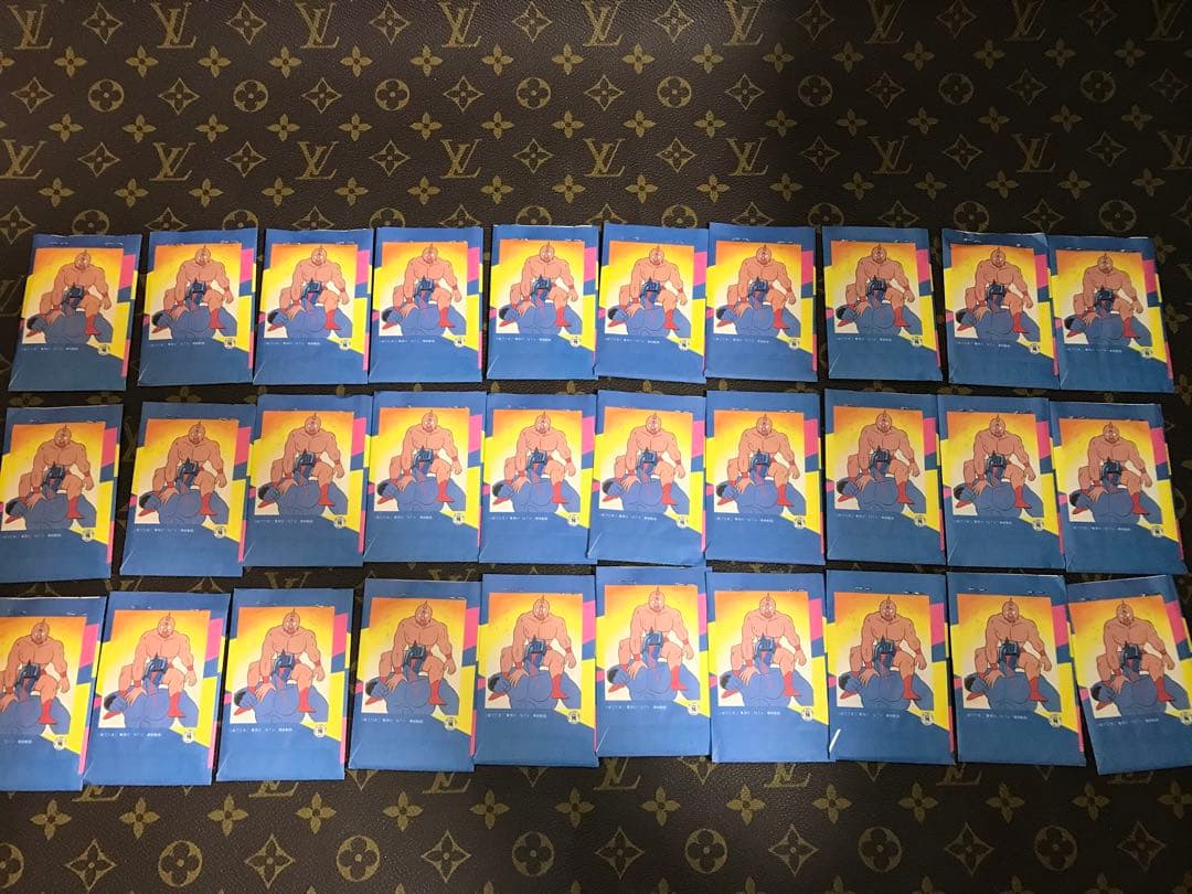 人気商品、廃盤、80's、当時物　キン肉マン　山勝　ミニカード　完品