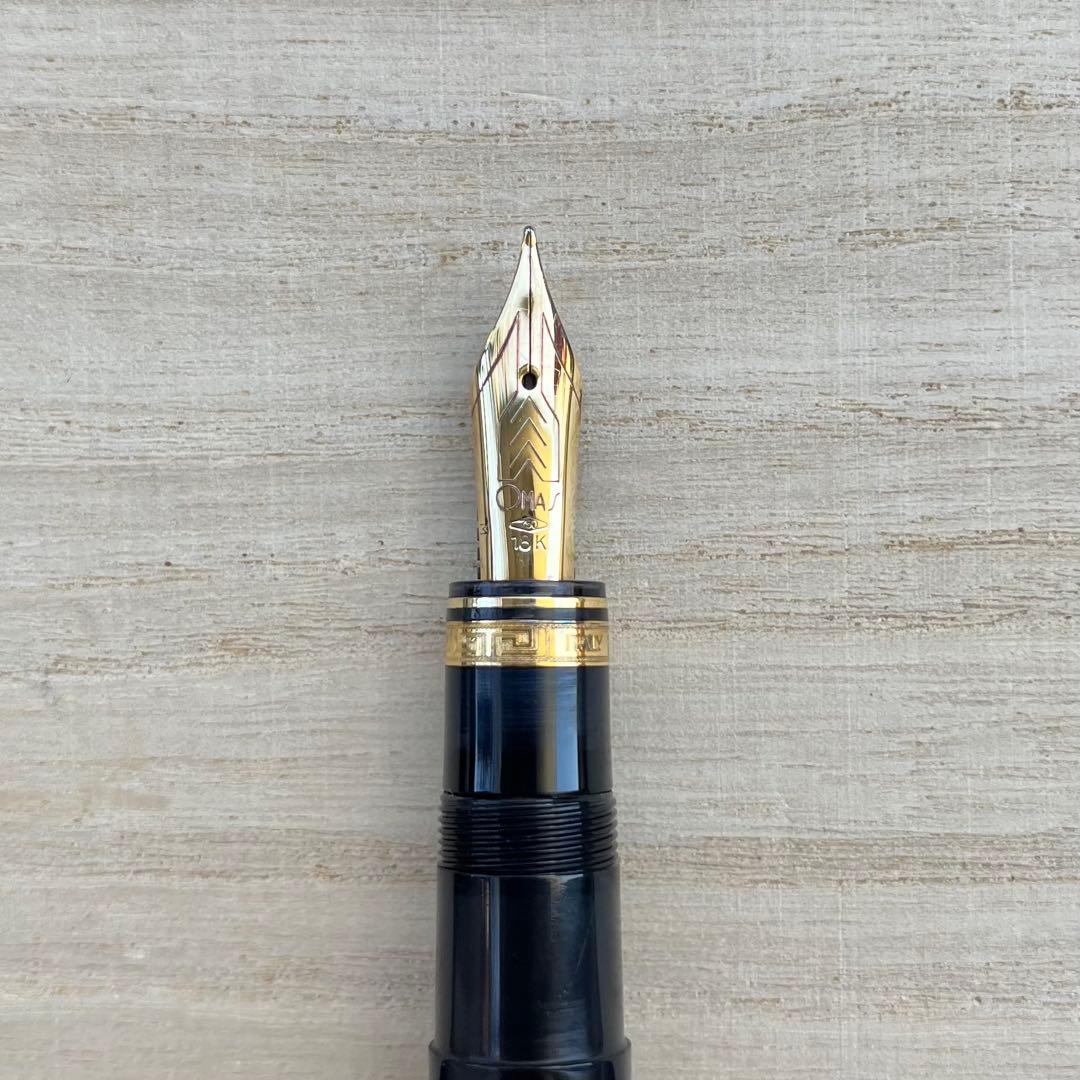 オマス オジバ ヴィジョン ロイヤルブルー ゴールドフィニッシュ 万年筆 M
